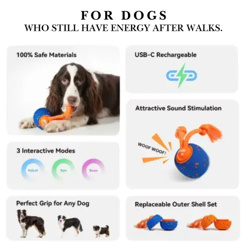 The Dog Chaser product features for dogs